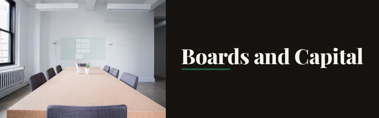 Advertising on Boards and Capital